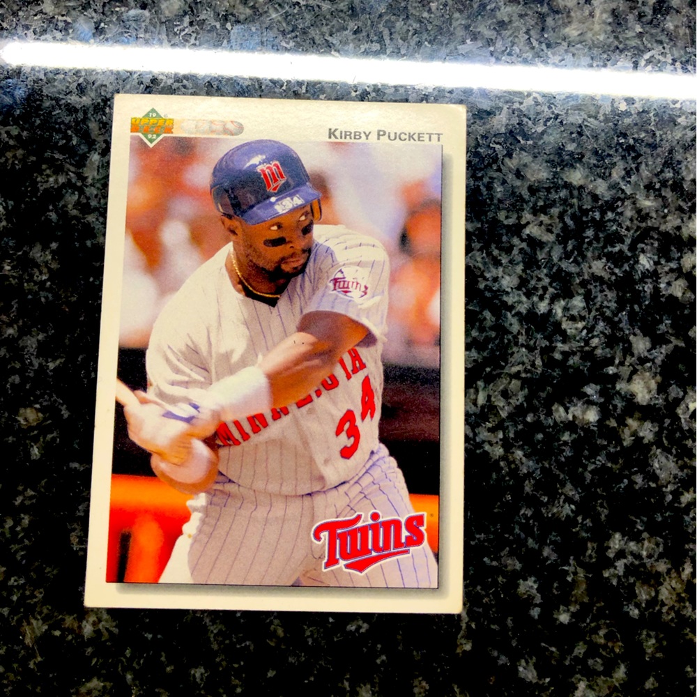 Kirby Puckett Upper Deck 1992 #254 baseball card!!